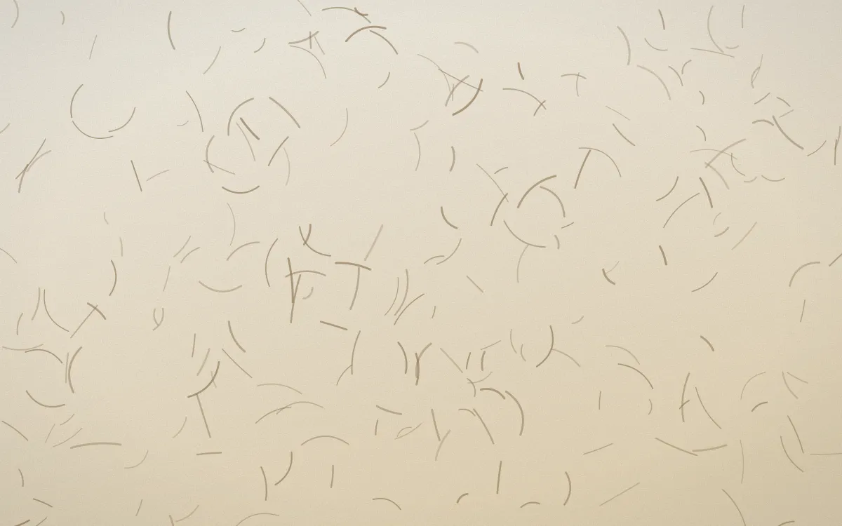 Pampas Cream Fibred Washi — light beige and orange washi paper background