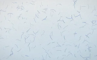 Santorini Fibred Washi — light white and blue washi paper background