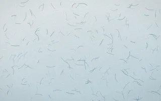 Udaipur Lake Fibred Washi — light white and blue washi paper background