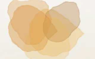 Aurelia Wash II — light gold, orange and white watercolour background, variation II