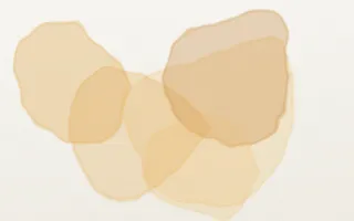 Cloudberry Wash II — light orange and white watercolour background, variation II