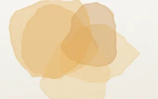 Cloudberry Wash III — light orange and white watercolour background, variation III