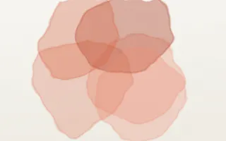 Coraline Wash II — light orange and white watercolour background, variation II