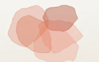 Coraline Wash III — light orange and white watercolour background, variation III
