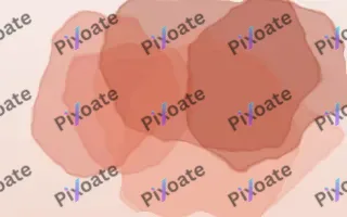 Coralline Bloom III — light orange, red and white watercolour background, variation III