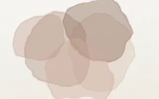 Greige Rose Wash II — light orange and white watercolour background, variation II