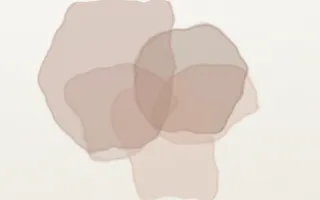 Greige Rose Wash III — light orange and white watercolour background, variation III