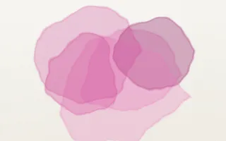 Magentine Wash II — colourful pink and white watercolour background, variation II