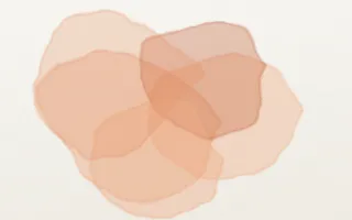 Peachette Wash III — light orange and white watercolour background, variation III