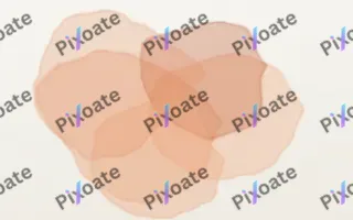 Peachette Wash III — light orange and white watercolour background, variation III