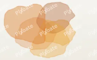 Saffron Fire Wash III — colourful orange and white watercolour background, variation III