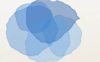Skylark Wash II — colourful blue and white watercolour background, variation II