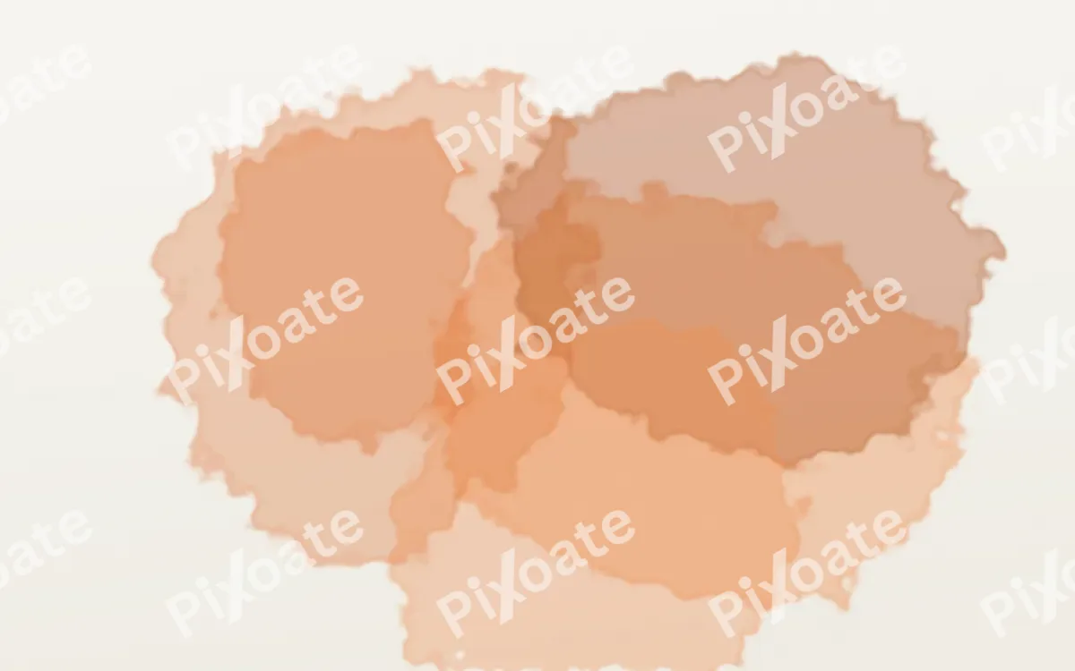 Tangelo Wash — colourful orange and white watercolour background