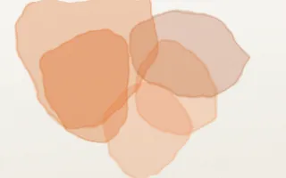 Tangelo Wash III — colourful orange and white watercolour background, variation III