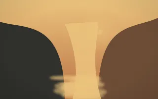 Autumn Glow Waterfall X — colourful orange, brown and grey waterfall background, variation X
