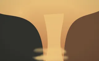 Autumn Glow Waterfall XI — colourful orange, brown and grey waterfall background, variation XI