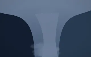 Blue Hour Waterfall V — dark blue waterfall background, variation V