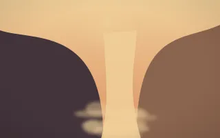 Golden Hour Waterfall IV — colourful orange and pink waterfall background, variation IV