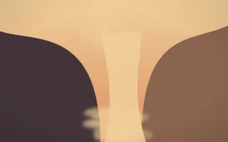 Golden Hour Waterfall VII — colourful orange and pink waterfall background, variation VII