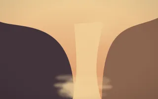 Golden Hour Waterfall VIII — colourful orange and pink waterfall background, variation VIII