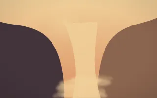 Golden Hour Waterfall X — colourful orange and pink waterfall background, variation X