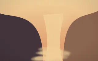 Golden Hour Waterfall XI — colourful orange and pink waterfall background, variation XI