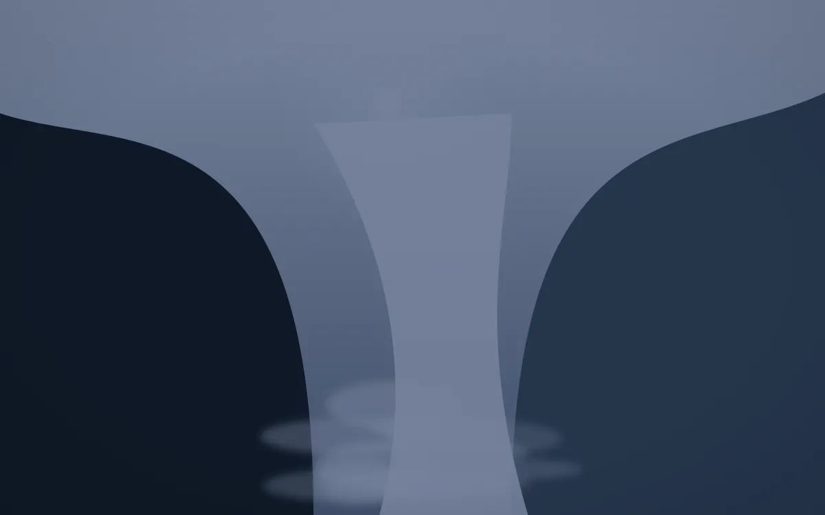 Moonlight Waterfall — dark blue waterfall background