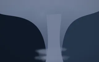 Moonlight Waterfall IV — dark blue waterfall background, variation IV