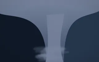 Moonlight Waterfall VIII — dark blue waterfall background, variation VIII