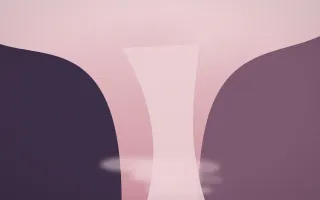 Rose Dusk Waterfall — colourful red, pink and purple waterfall background