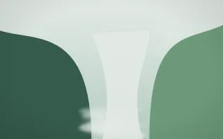 Spring Rain Waterfall VI — light white and green waterfall background, variation VI