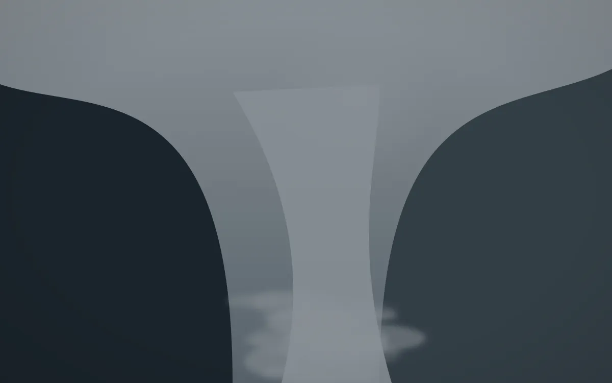 Storm Light Waterfall — dark grey and blue waterfall background