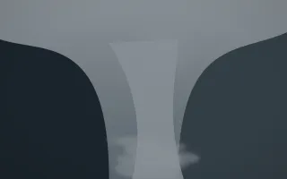 Storm Light Waterfall — dark grey and blue waterfall background