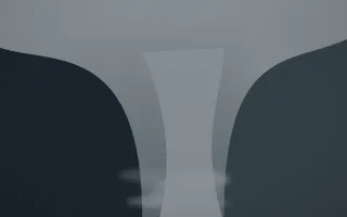 Storm Light Waterfall II — dark grey and blue waterfall background, variation II