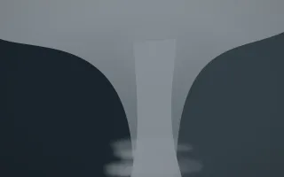 Storm Light Waterfall IV — dark grey and blue waterfall background, variation IV