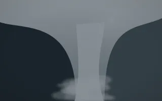 Storm Light Waterfall VIII — dark grey and blue waterfall background, variation VIII