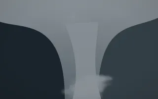 Storm Light Waterfall X — dark grey and blue waterfall background, variation X