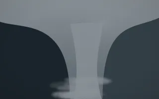 Storm Light Waterfall XI — dark grey and blue waterfall background, variation XI
