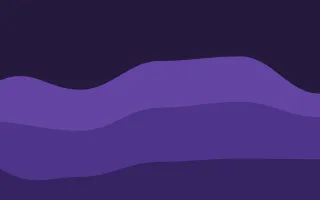 Amethysta Flow II — dark purple and black wave background, variation II