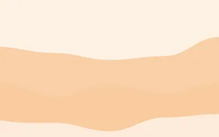 Apricot Modern Drift II — light beige and orange wave background, variation II
