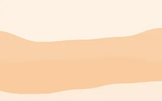 Apricot Modern Drift III — light beige and orange wave background, variation III