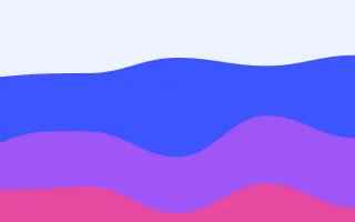 Pixoate Waves — colourful white, blue and purple wave background