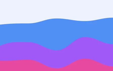 Pixoate Waves — colourful white, blue and purple wave background