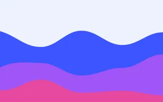 Pixoate Waves II Pixoate Waves II — colourful white, blue and purple wave background, variation II