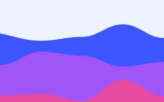 Pixoate Waves III Pixoate Waves III — colourful white, blue and purple wave background, variation III