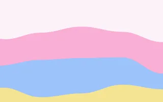 Candy Waves — light white, pink and blue wave background