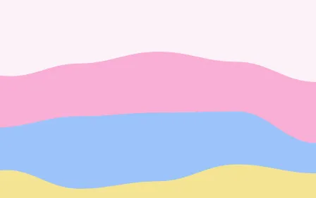 Candy Waves — light white, pink and blue wave background
