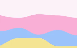 Candy Waves II — light white, pink and blue wave background, variation II