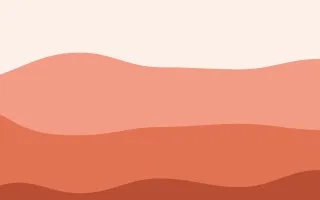 Coraline Flow — light orange and white wave background