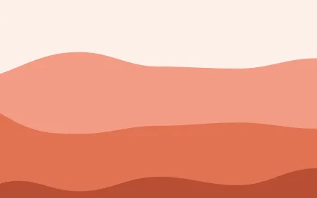 Coraline Flow — light orange and white wave background
